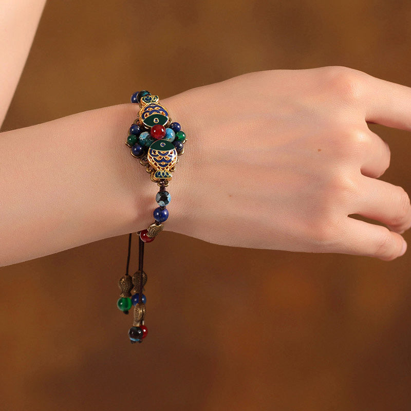 Ancient Tibetan Style Bracelet Retro Ethnic Decorations Jewelry