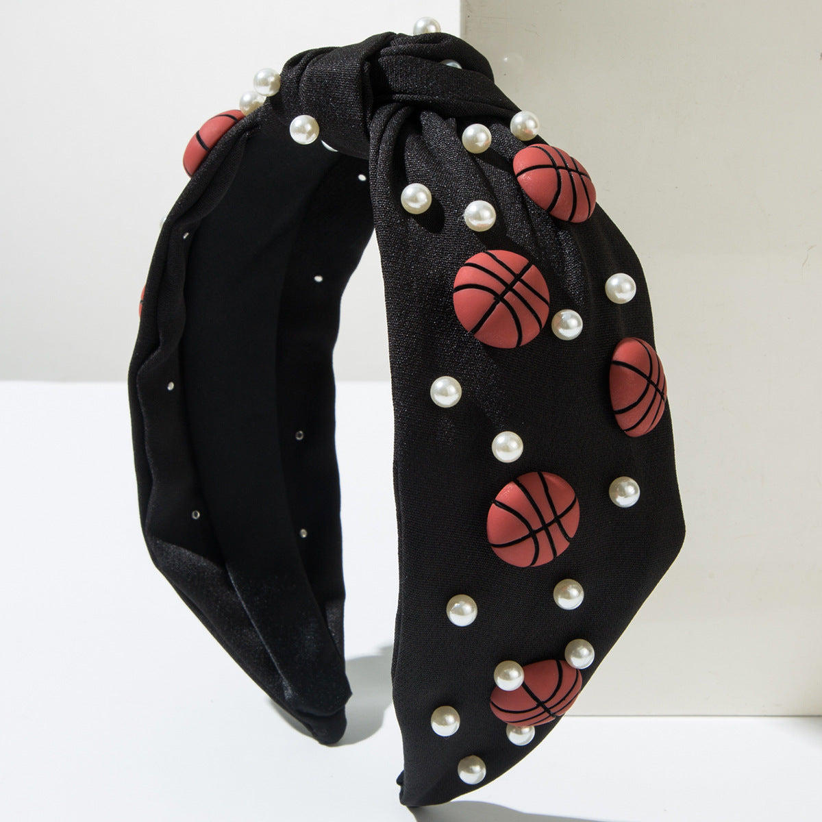 Sporty Pearl Headband Casual Hair Accessory