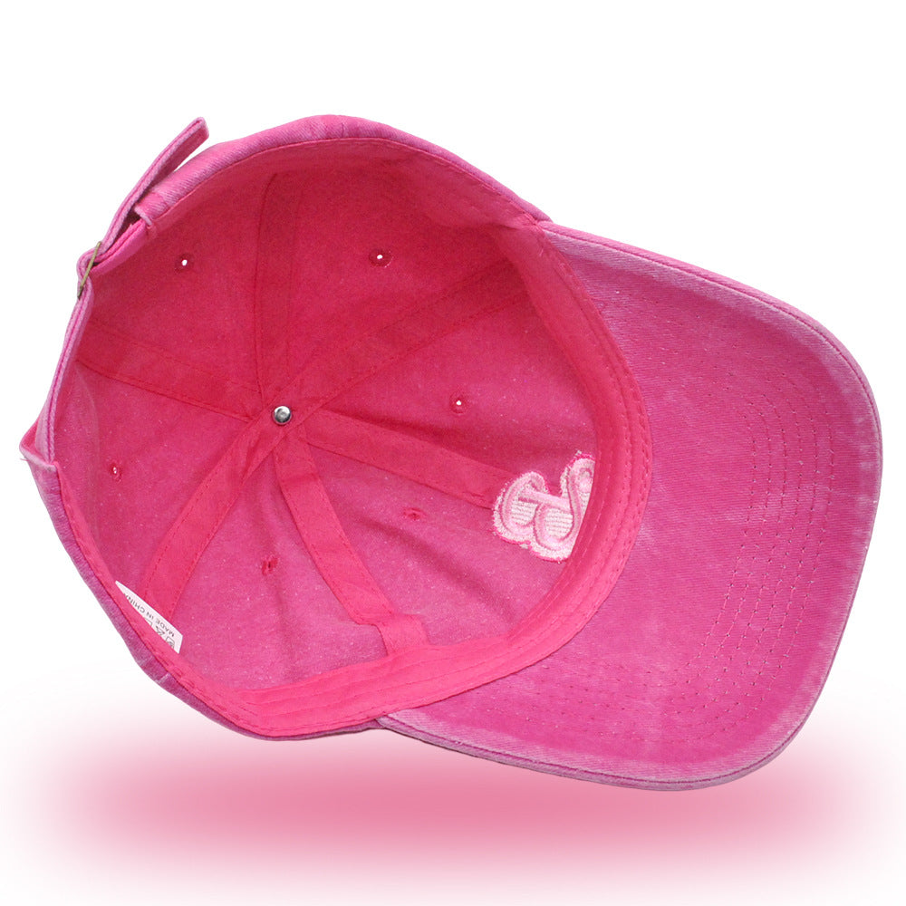 Washed Embroidered Casual Baseball Caps