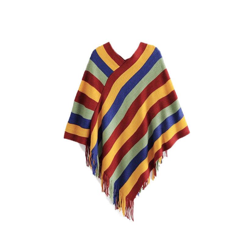 Tibet Travel Pullover Sweater Warm Knit Ethnic Cape