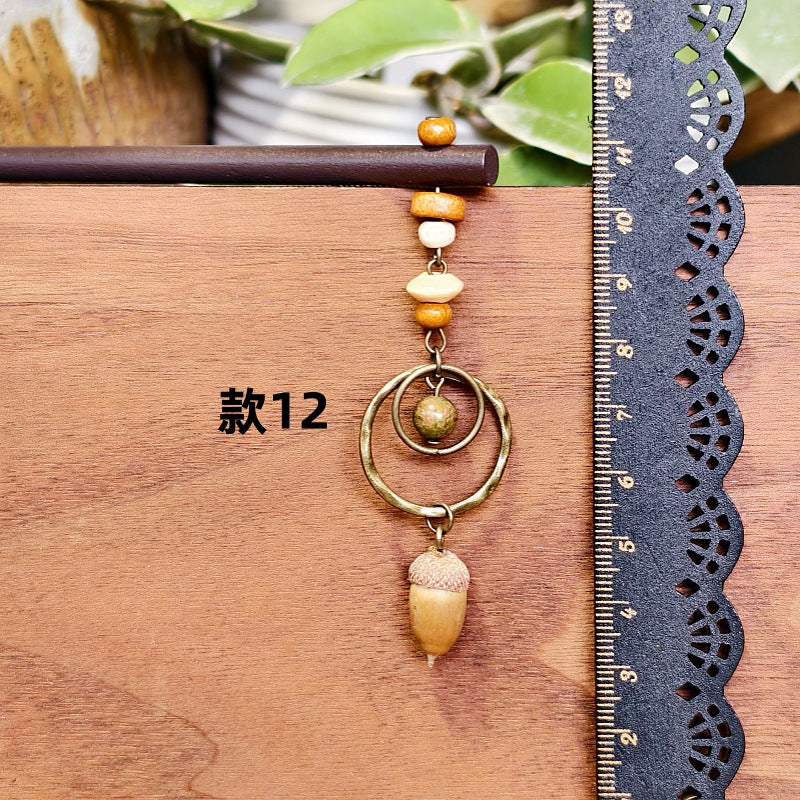 Vintage Leaf Hairpin Handmade Alloy Hair Accessories