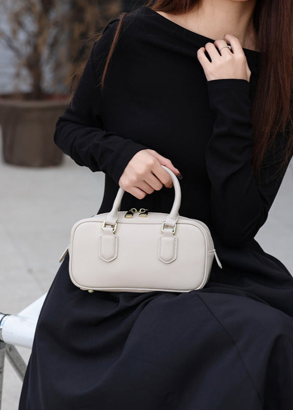 Compact Faux Leather Crossbody Bag Minimalist Design