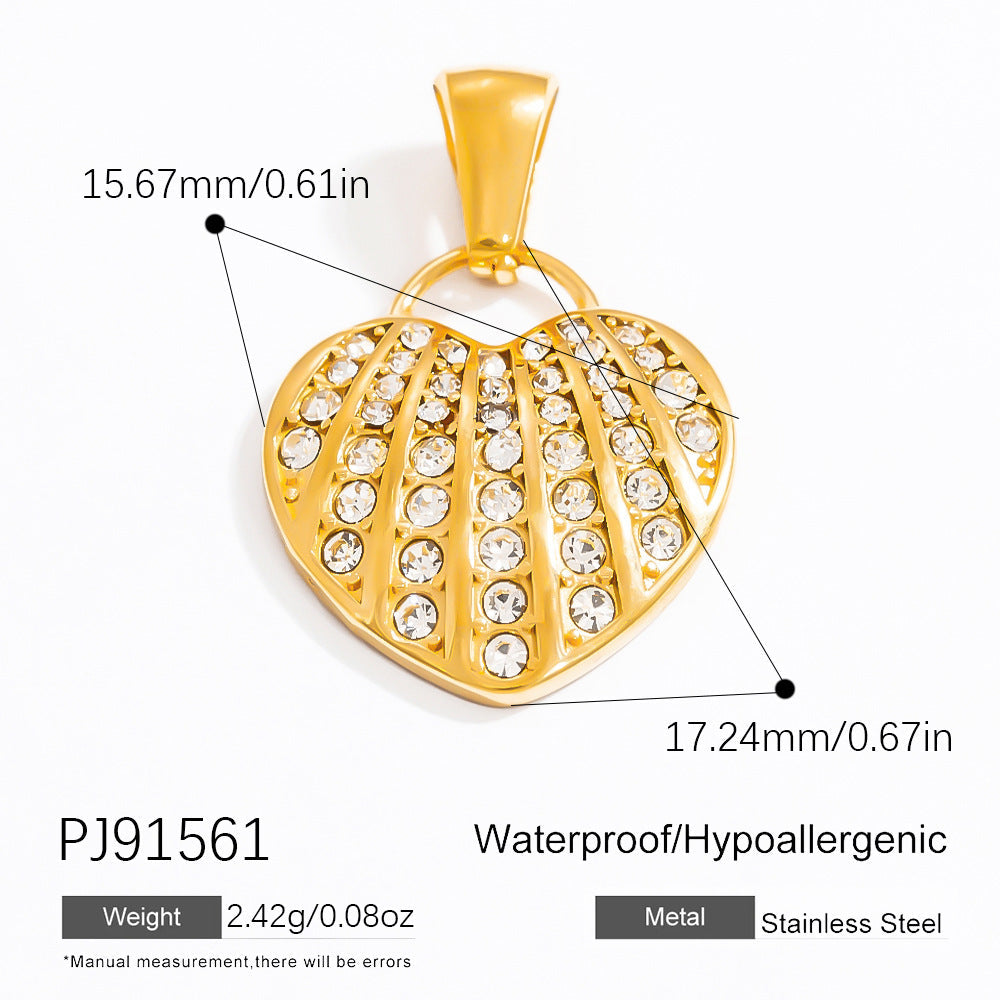 Stainless Steel DIY Ocean Series Coconut Tree Pendant Necklace