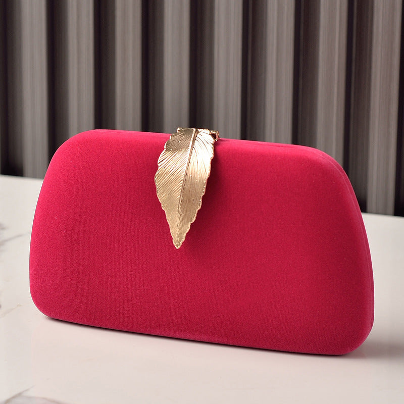 Elegant Velvet Evening Clutch Bag for Parties