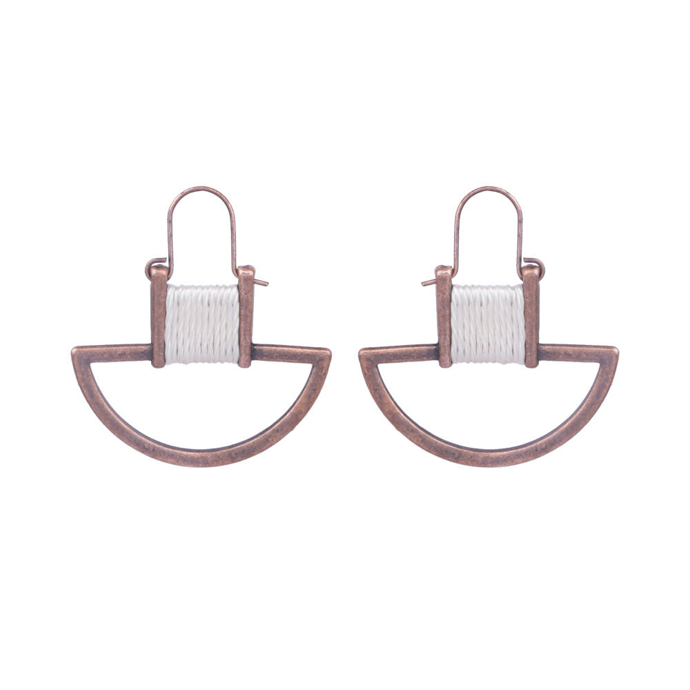 Ethnic Style Tassel Water Drop Alloy Earrings Set