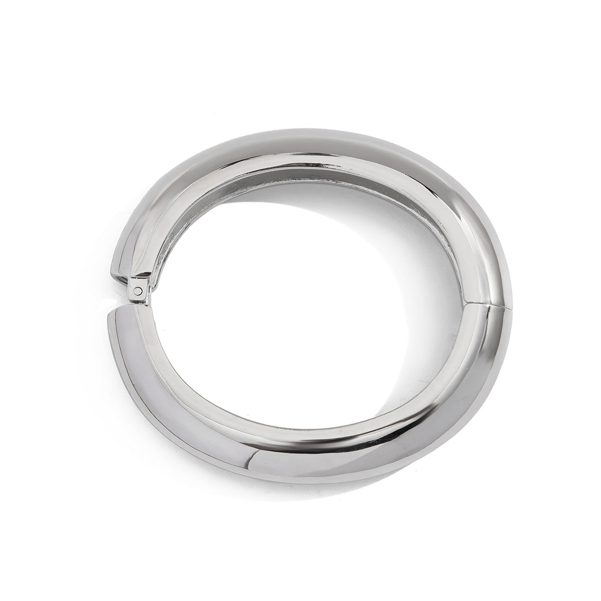 Fashionable Oval Arc Shaped Bracelet Set Premium Zinc Alloy