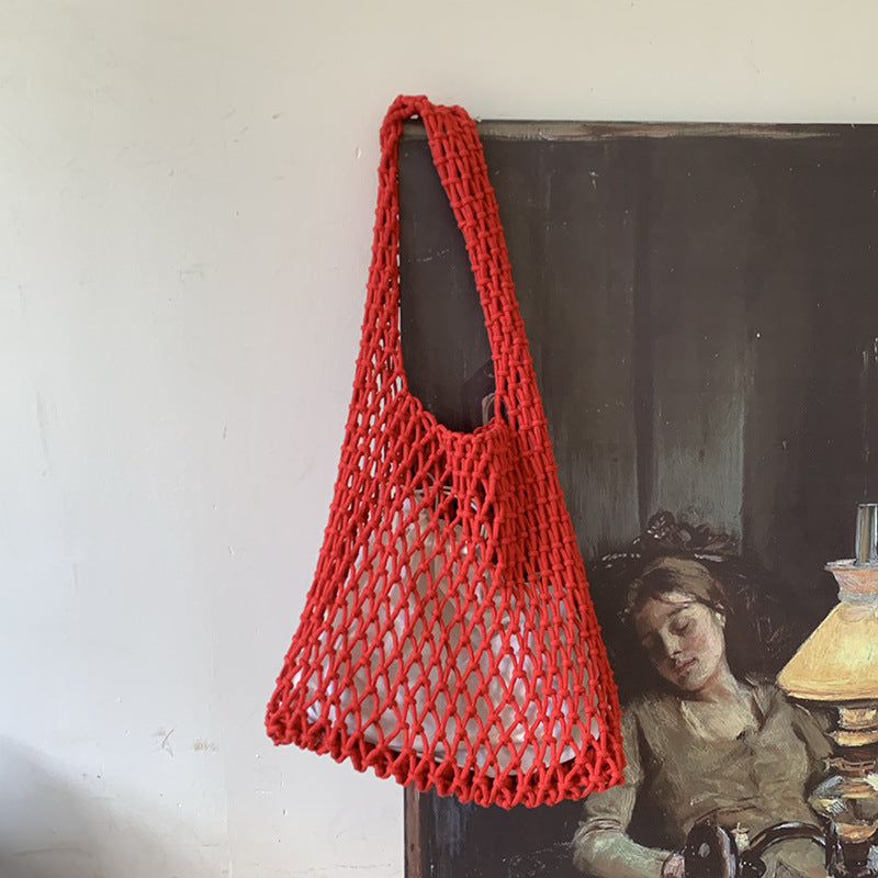 Handwoven Tote Bag for Women Stylish Casual Shoulder Bag