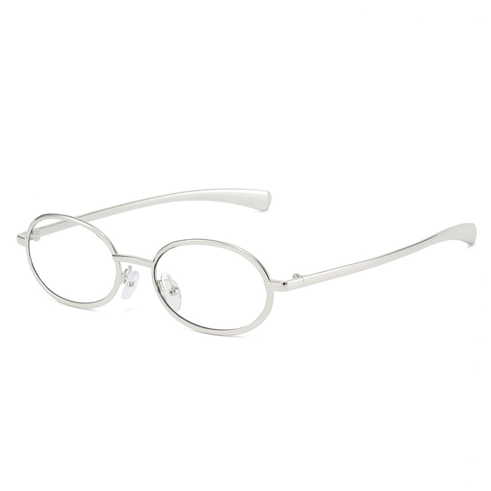 Designer Oval Sunglasses with Metal Frames for Men and Women