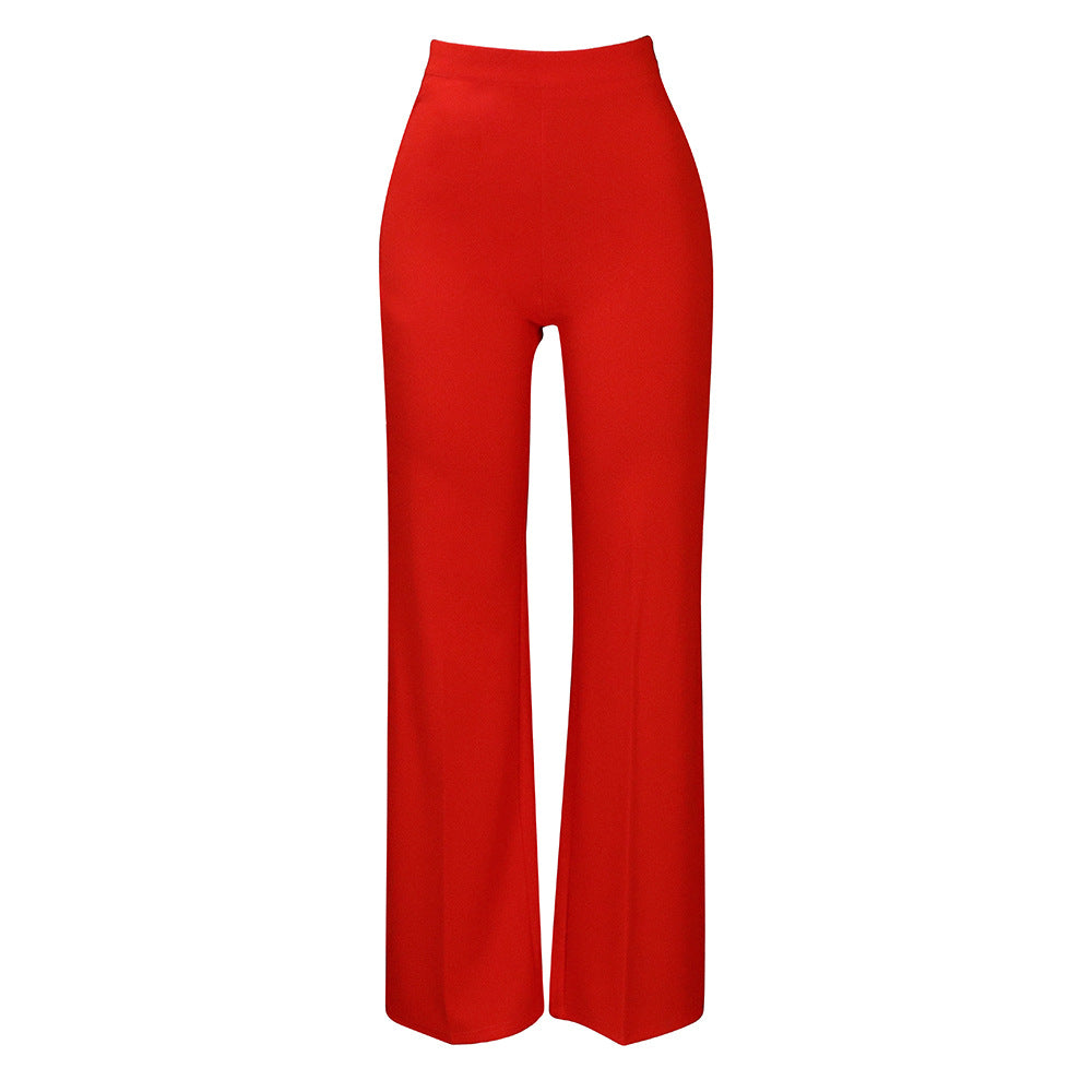 Elegant Wide-Leg Trousers For Women Comfortable All-Season Pants