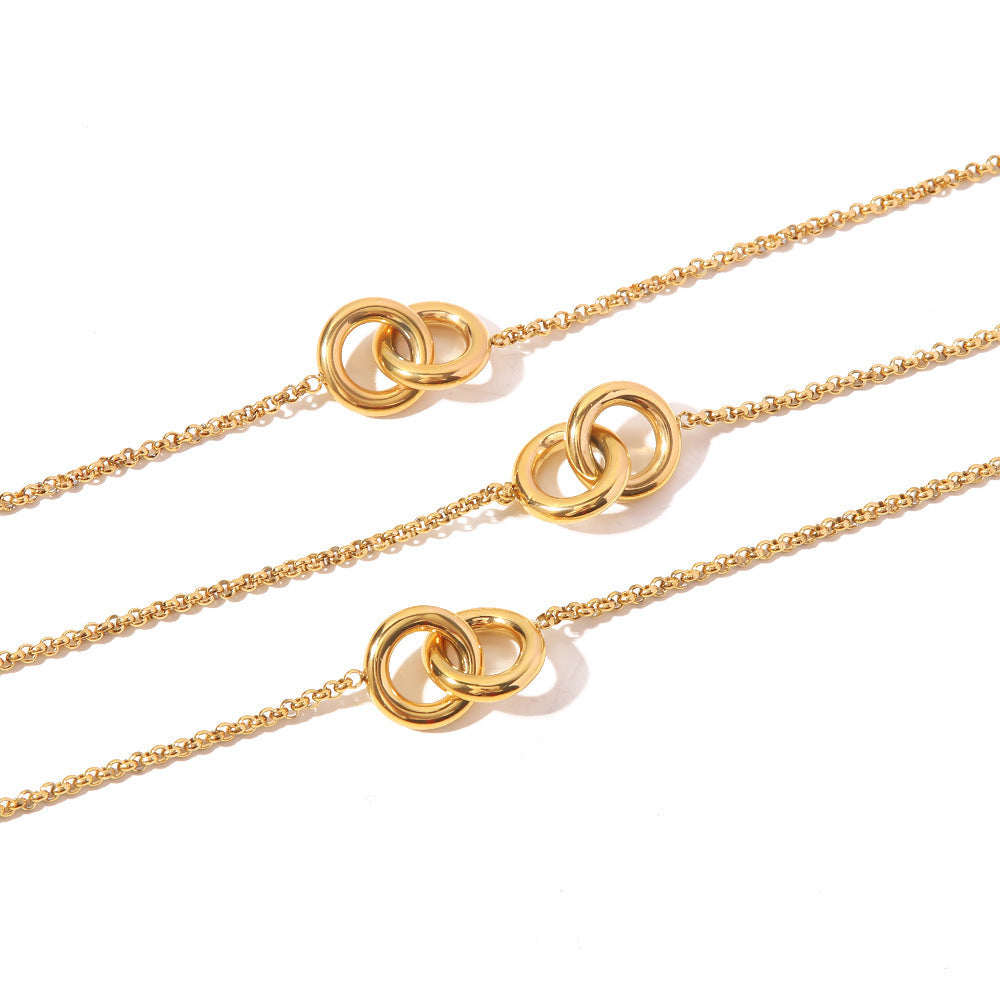 Loop Pendant Simple Elegant Necklace