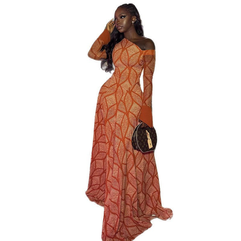 Elegant A-Line Midi Dress With Ruching