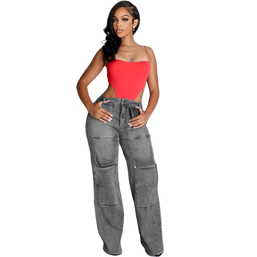 Denim Overalls Casual Summer Jumpsuit For Women