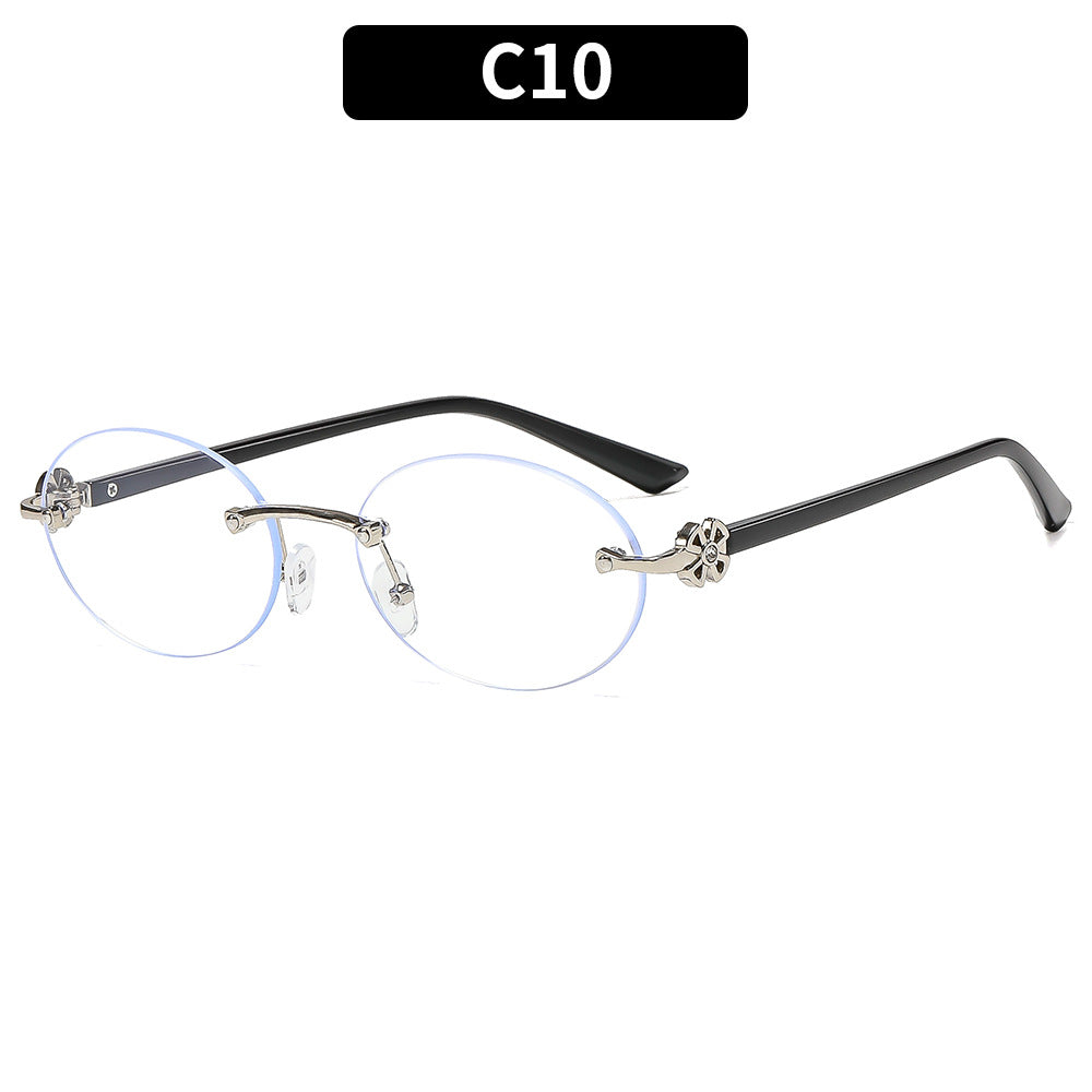 Oval Frame UV400 Sunglasses Fashionable Women's Outdoor Shades