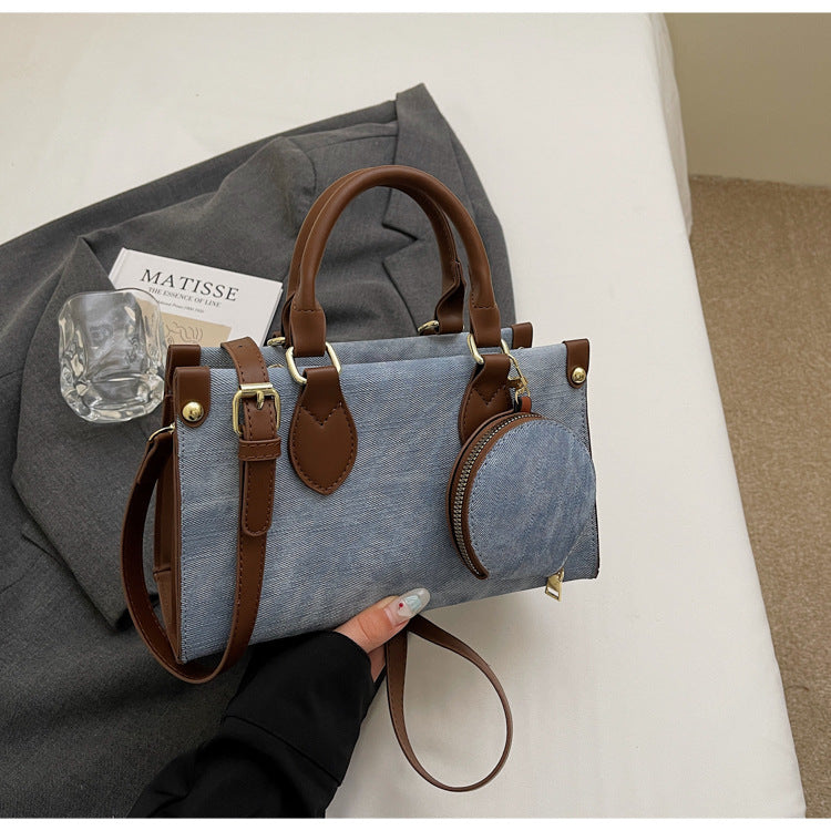 Vintage-Inspired Small Handbag for Women, Casual PU Crossbody Bag