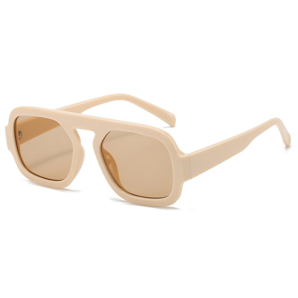 Pilot Sunglasses Stylish Oval Frame UV400 Protection