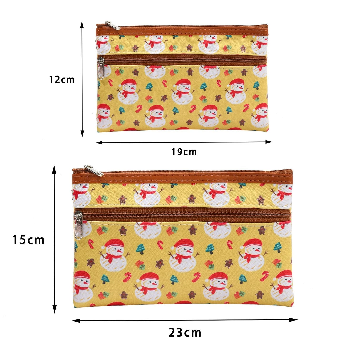 Simple Portable Christmas PU Storage Bag