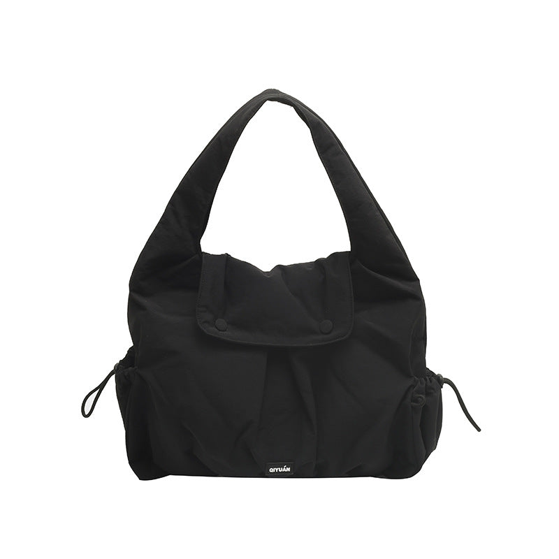 Trendy Nylon Shoulder Bag Casual Large Capacity Commuter Bag