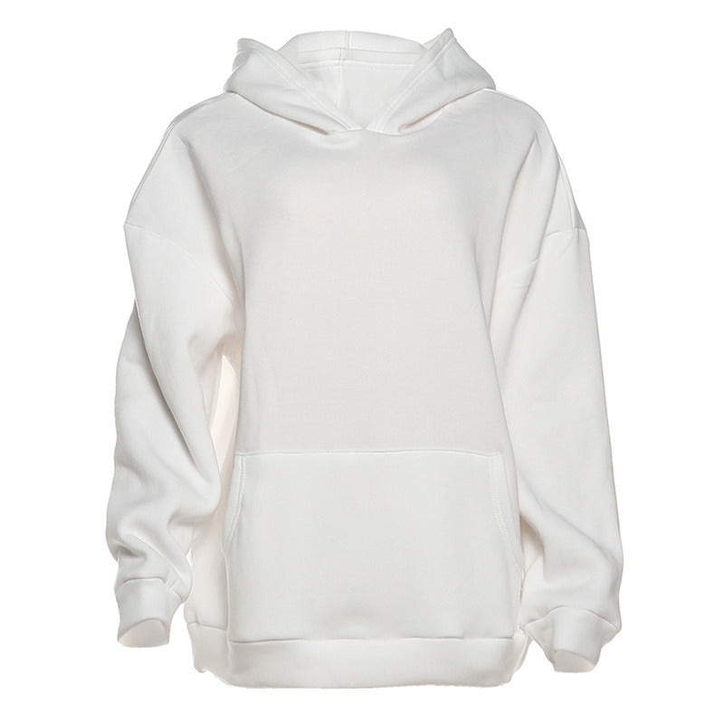 Sheer Hooded Long Sleeve Sweatshirt For Women