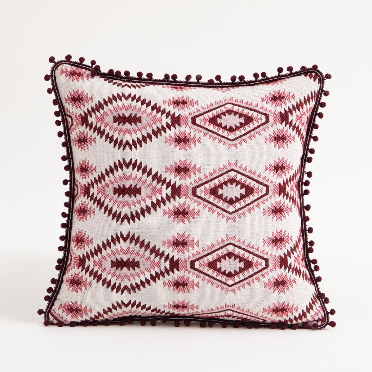 Moroccan Flower Hairball Geometric Throw Pillow Cushion Pillowcase