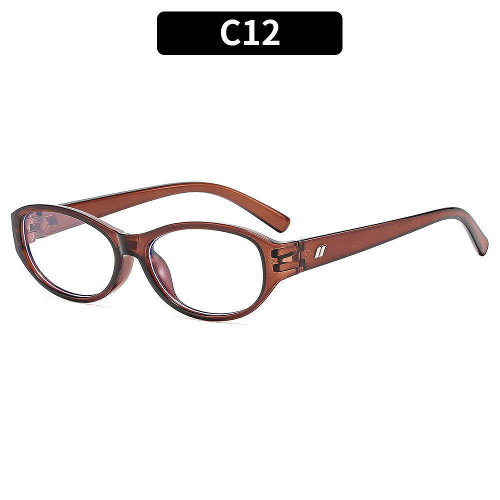 Oval Cat Eye Sunglasses Classic Retro Outdoor Fashion Shades