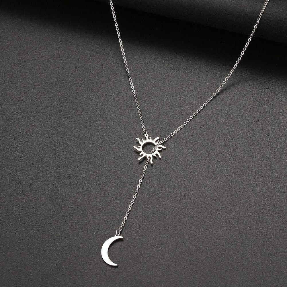 Sky Madrid Irvine Sun &Amp; Moon Necklace