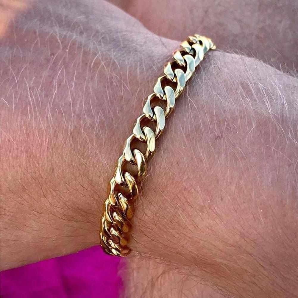 Sky Madrid Pierre Stainless Steel Chain Bracelet