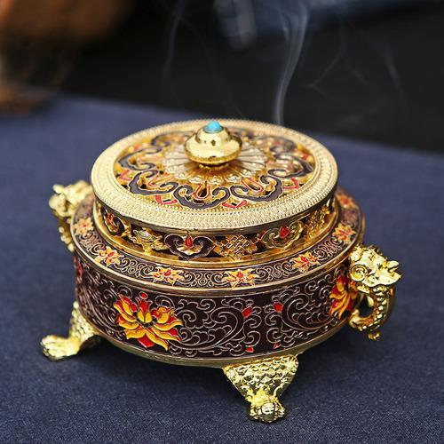 All-Metal Incense Holder Incense Burner Home Indoor Aromatic Creative Tea Ceremony Ornaments