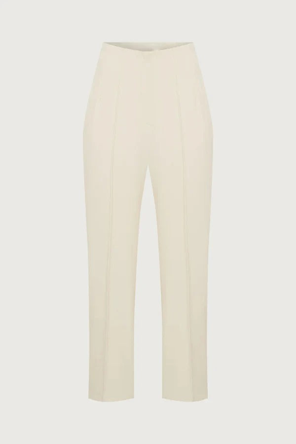 Exquisite and Fashionable High Waist Pocketed Straight Leg Pencil Pants