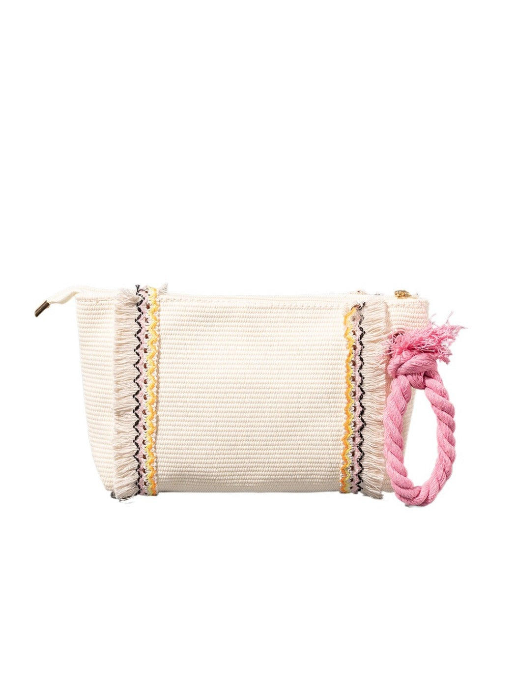 Cosbai - Brown Minimalist Woven Clutch Bag - Boho & Chic