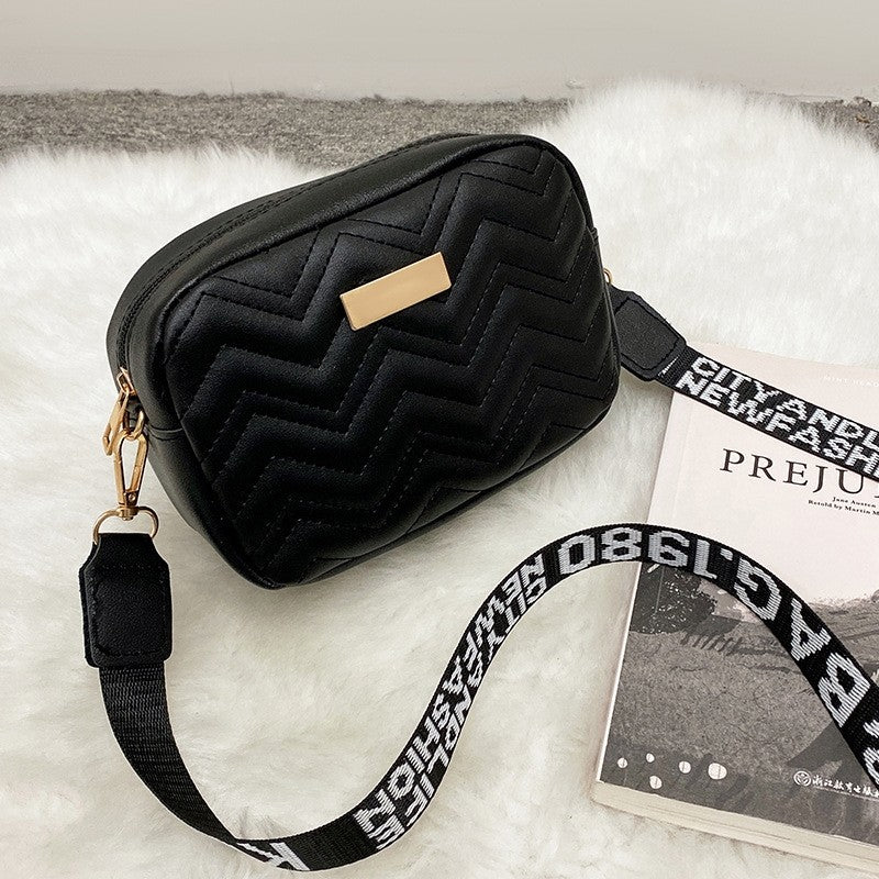 Fashion Letter-Strap Crossbody Bag