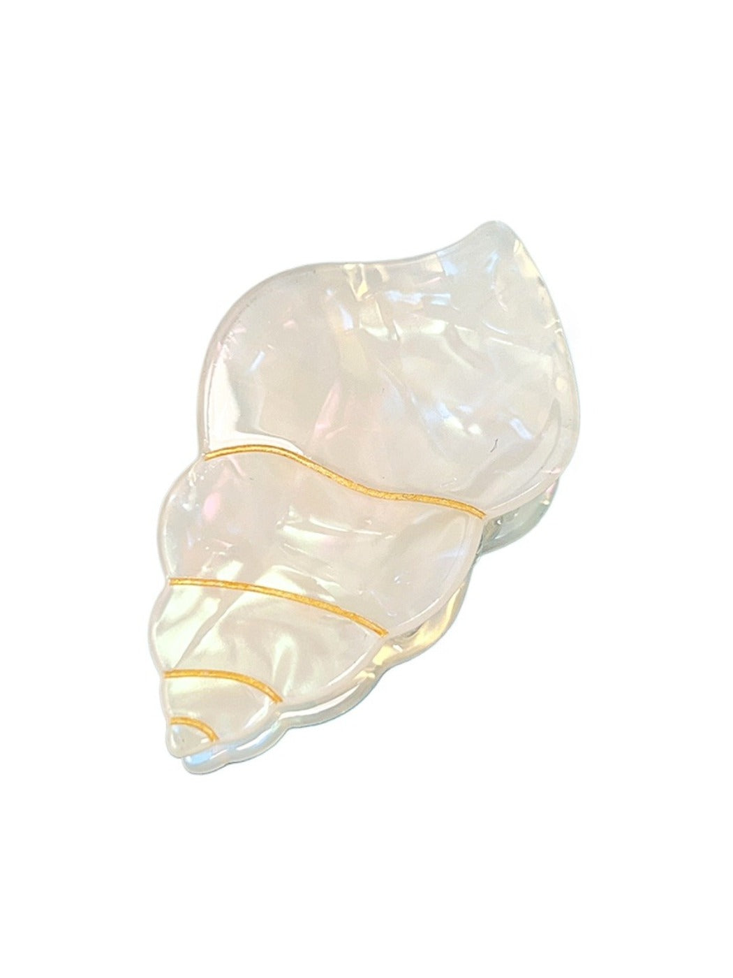 Clio - Acrylic Conch-Shaped Hair Clips - Sweet & Cute