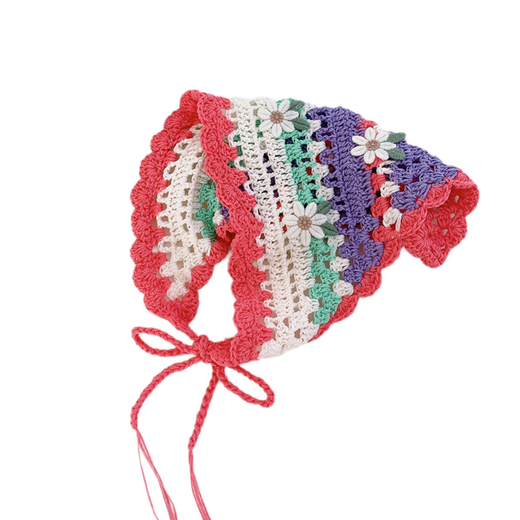Haila - Dopamine Floral Triangle Headscarf – Cheerful & Stylish