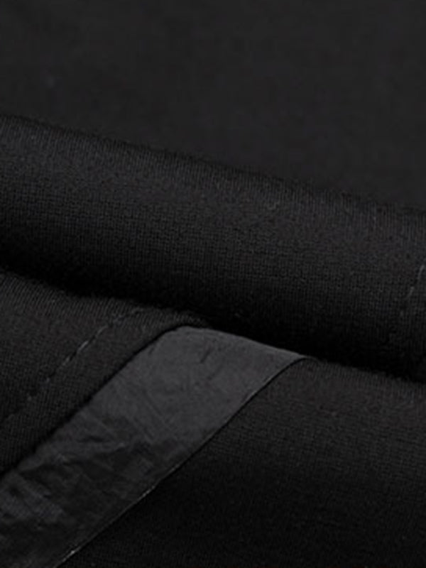 Harem Pants Ninth Pants Solid Color Split-Joint Casual Pants Bottoms Ninth Pants