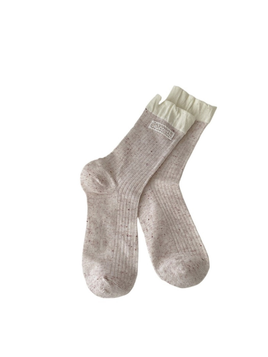 Rufia - Retro Simple Mid-Calf Socks - Sweet & Vintage