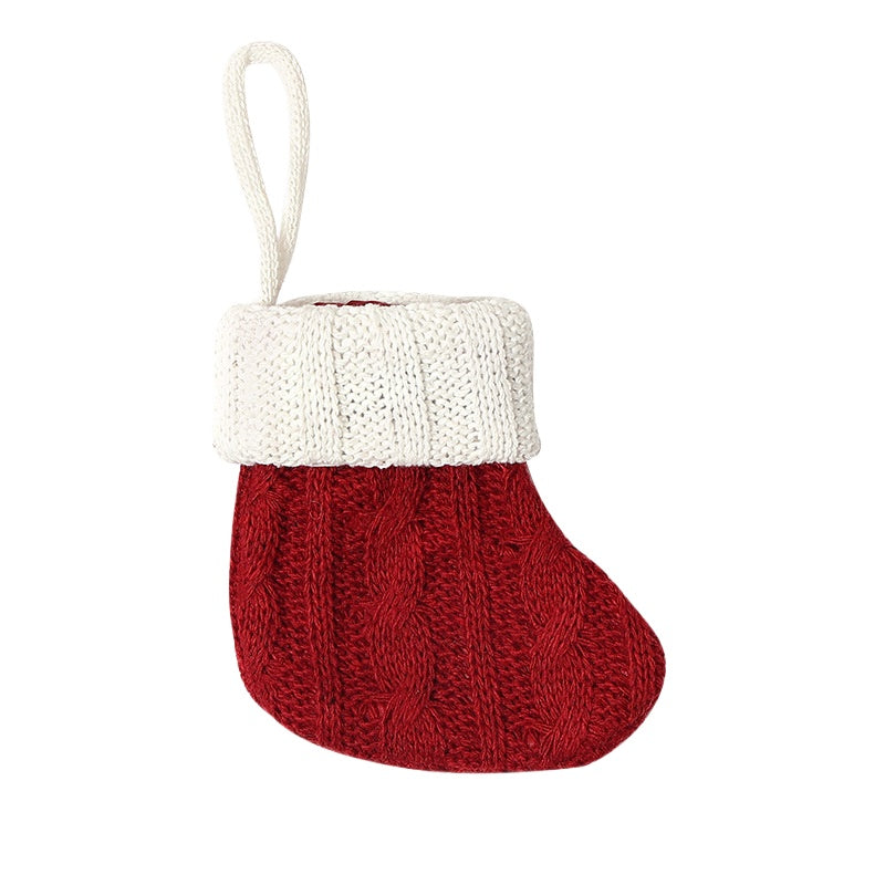 Xris - Knitted Christmas Stockings - Festive Home Décor Ornaments
