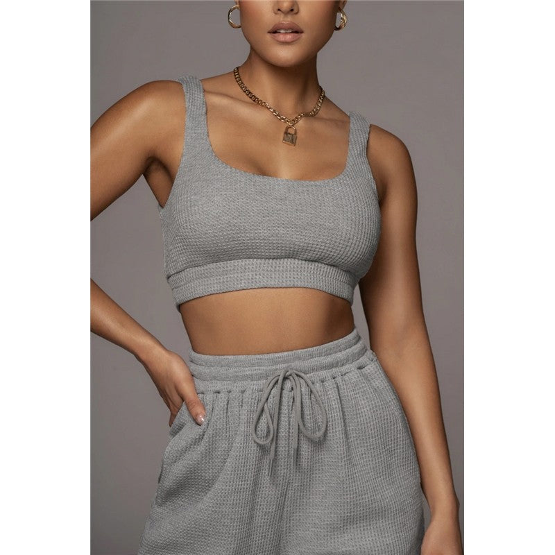 Vest Top Tie Trouser Suit