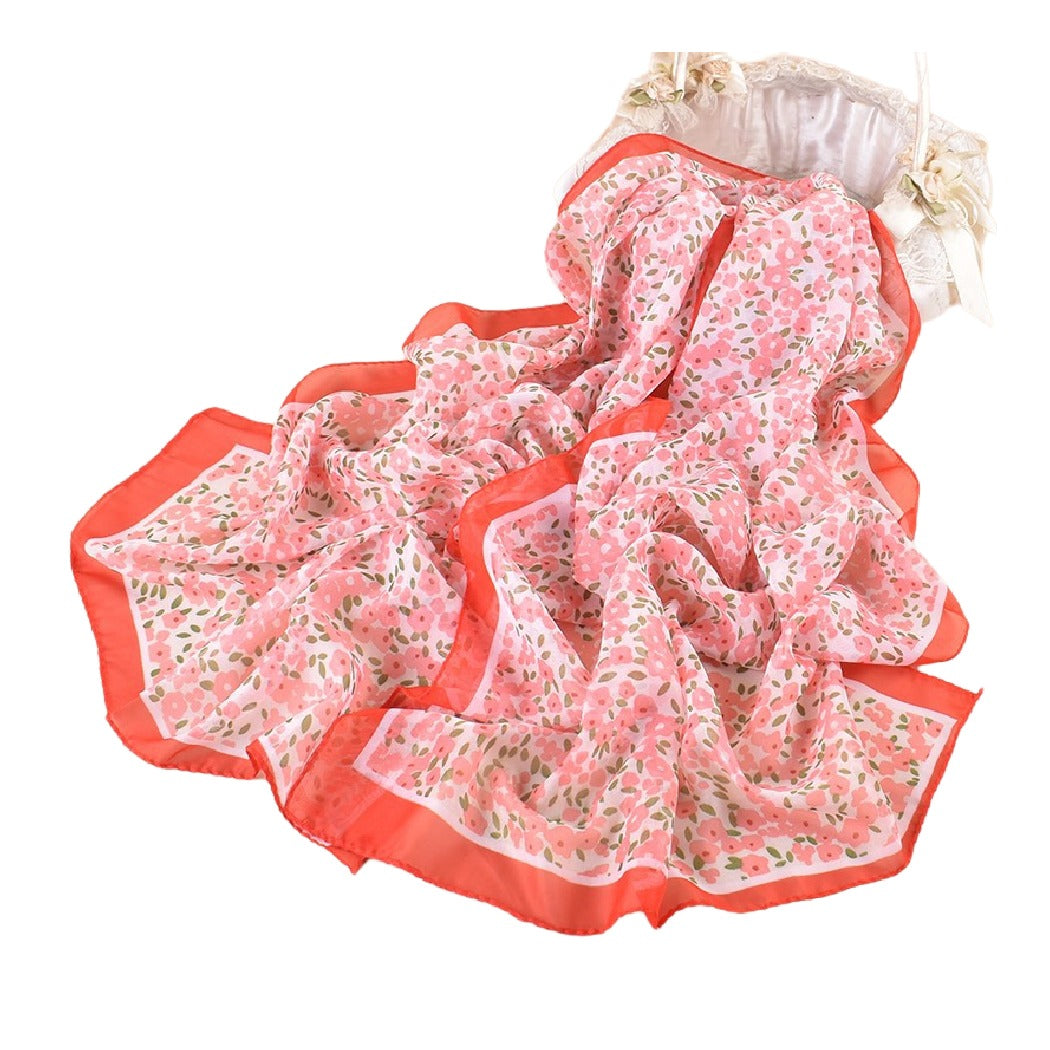 Scarvii - Fashion Floral Soft Scarf - Elegant & Pretty