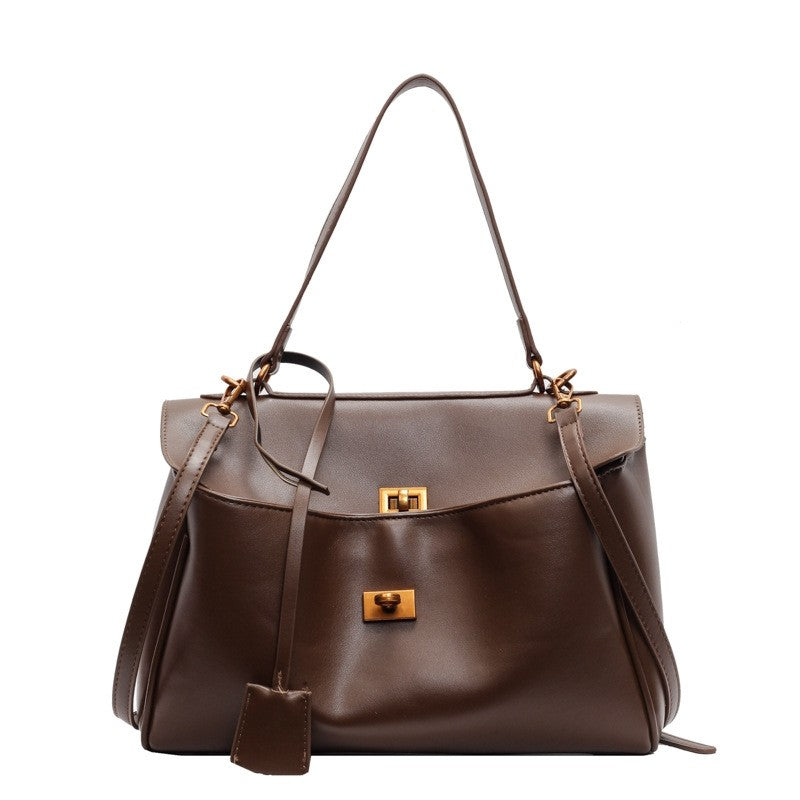 Retro Handbag With Pendant