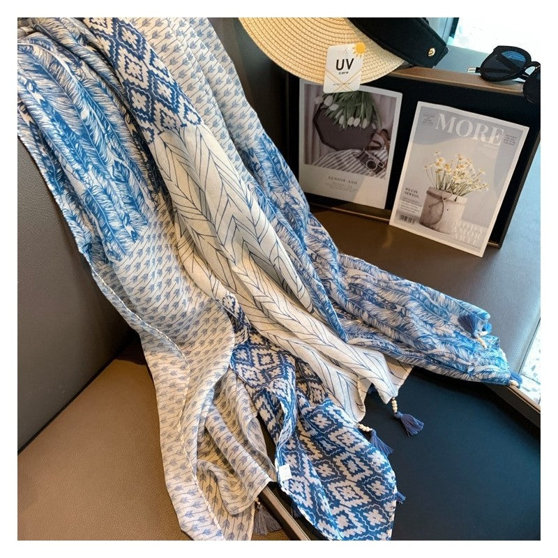 Print Fashion Square Scarf