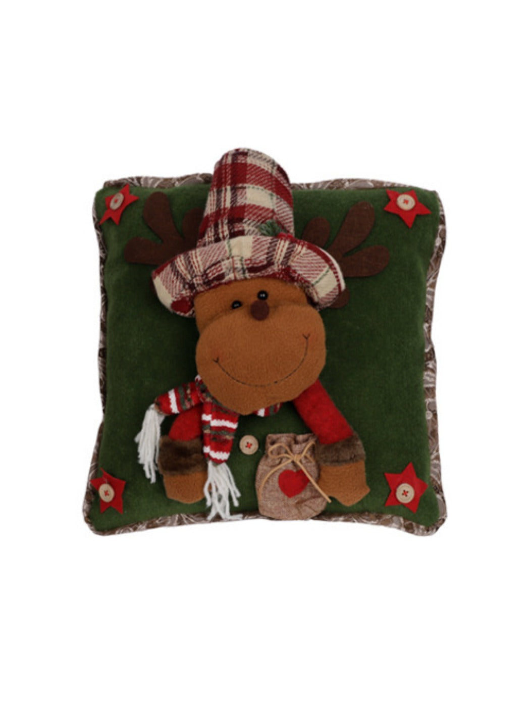 Xris - Christmas Character Fabric Pillow Covers - Festive Vibe