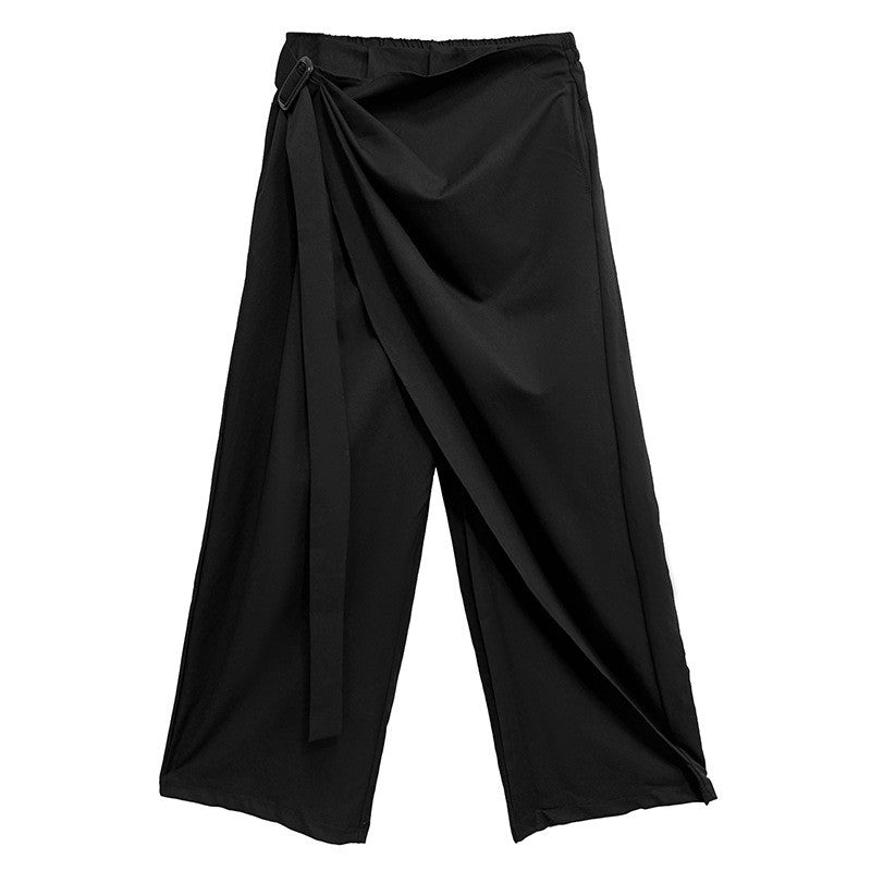Irregular Wide Leg Trousers
