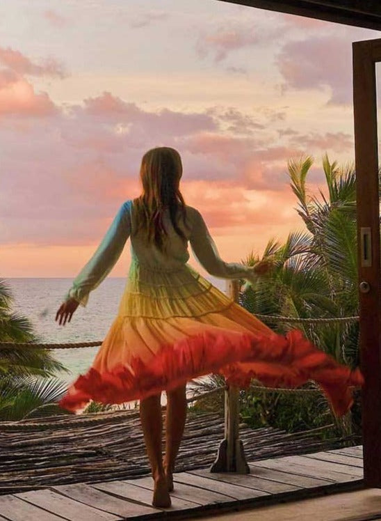 Rainbow-Inspired Dress