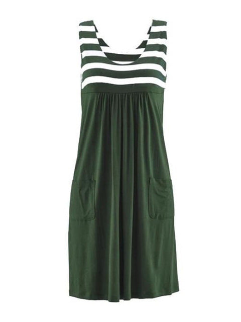 Pollina Striped Dress /Plus Size/