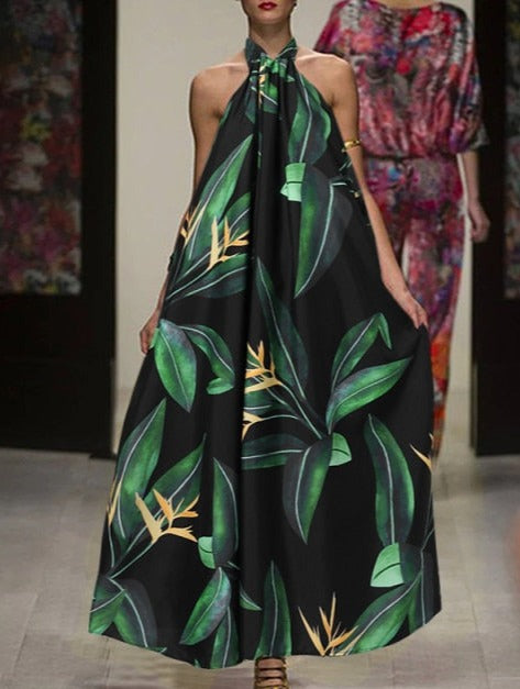 Doreen Halter Dress /Plus Size/