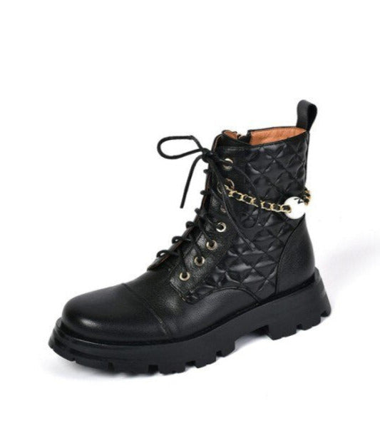 Afina Elegant Leather Boots