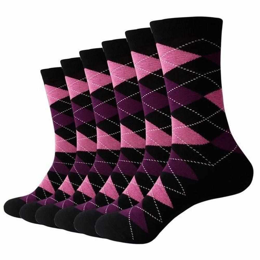 Sky Madrid Diamond Socks