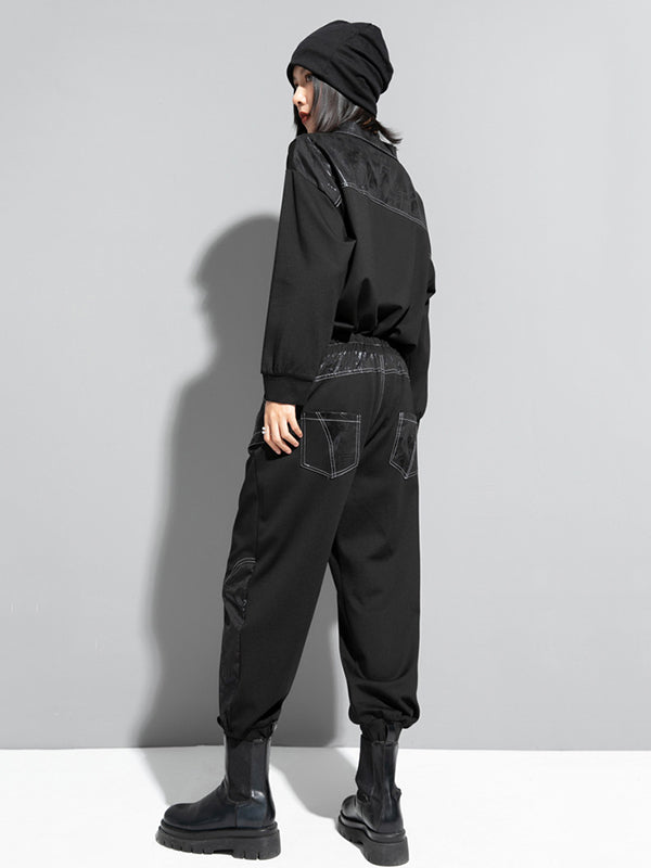 Fashion Loose Split-Joint Harem Pants