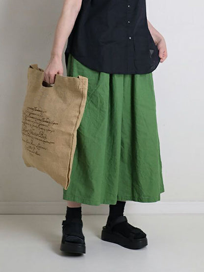 Leisure Fashion Wide Leg Loose Elasticity Solid Color Casual Pants Bottoms