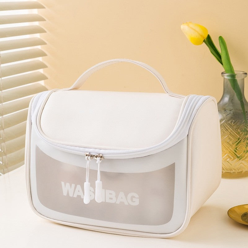 Fashion Square Waterproof Large Capacity Cosmetic Bag