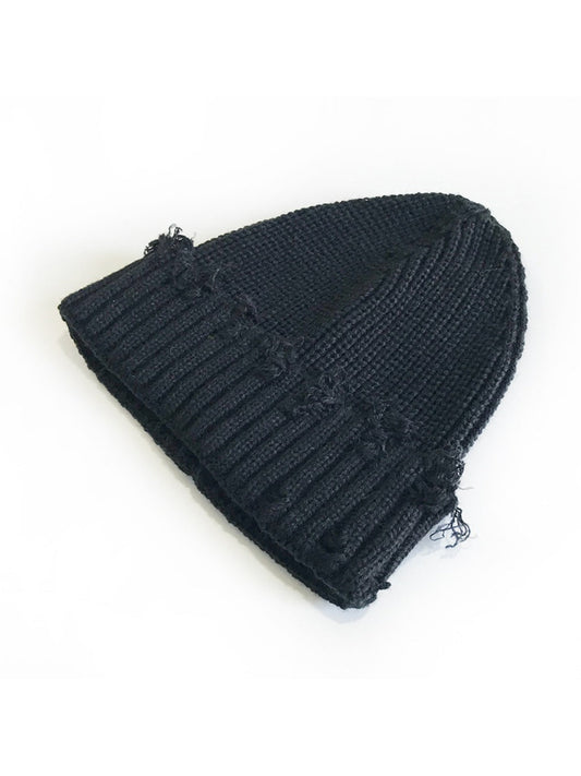Haila - Distressed Knitted Beanie